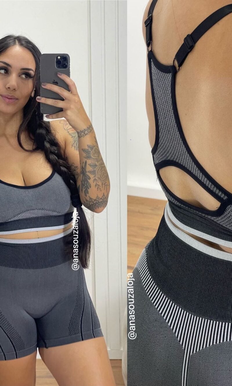 conjunto shorts e top jessica chumbo