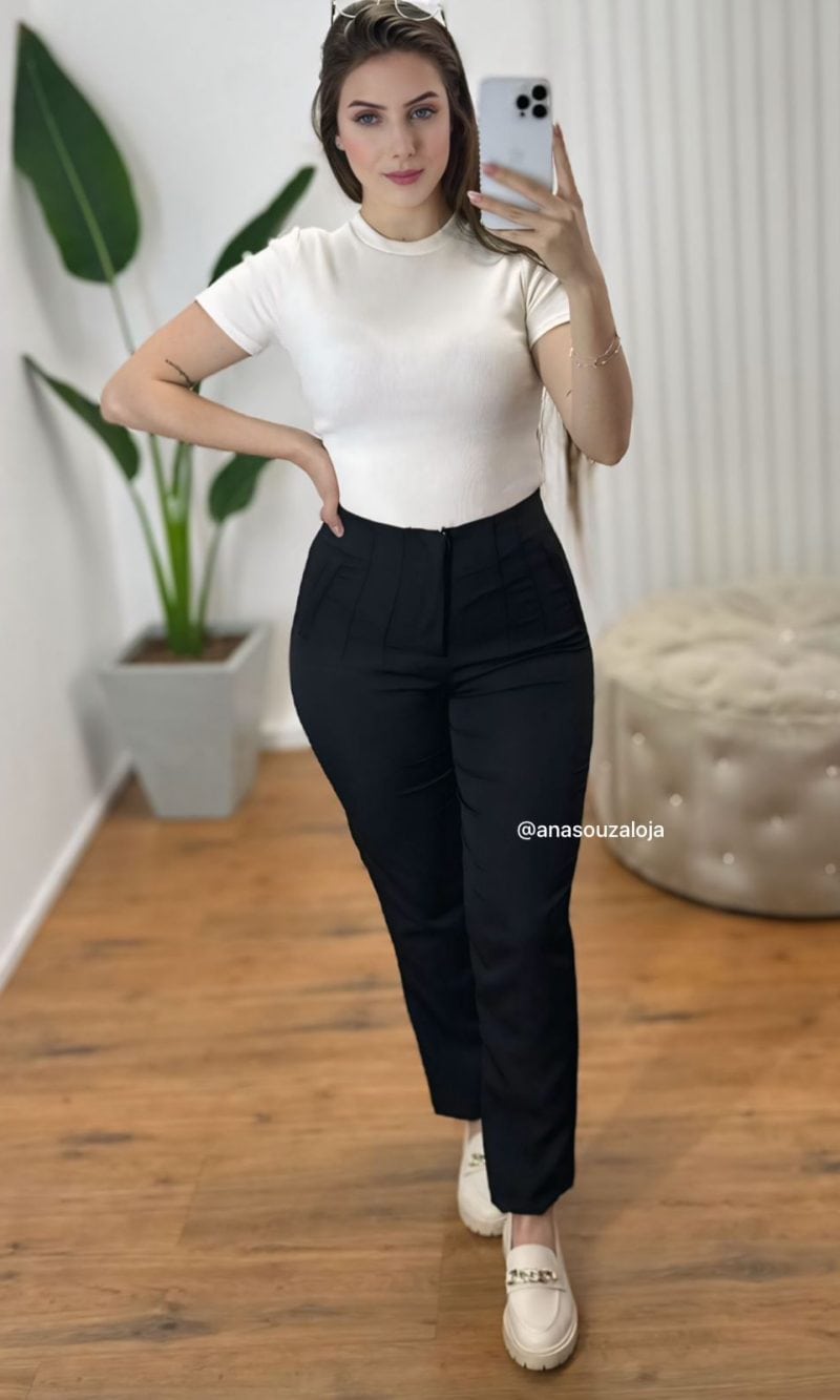 calÇa modelo zara preto