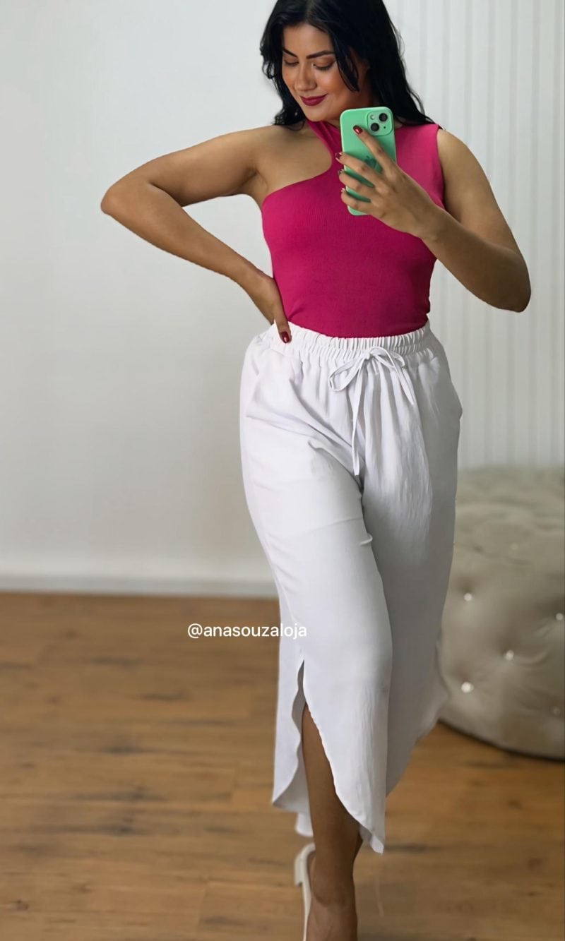 calÇa pantacourt duna verde agua