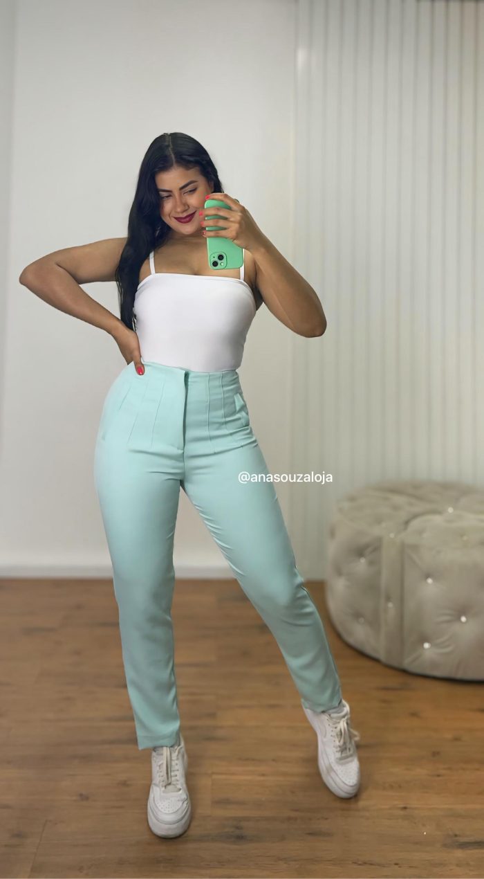 calÇa modelo zara verde agua calÇa modelo zara verde agua