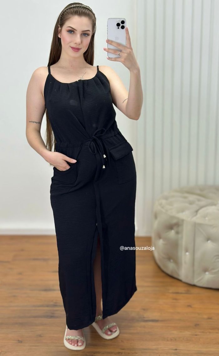 vestido duna cargo verde