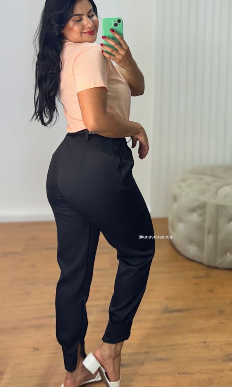 calÇa modelo cenoura preto
