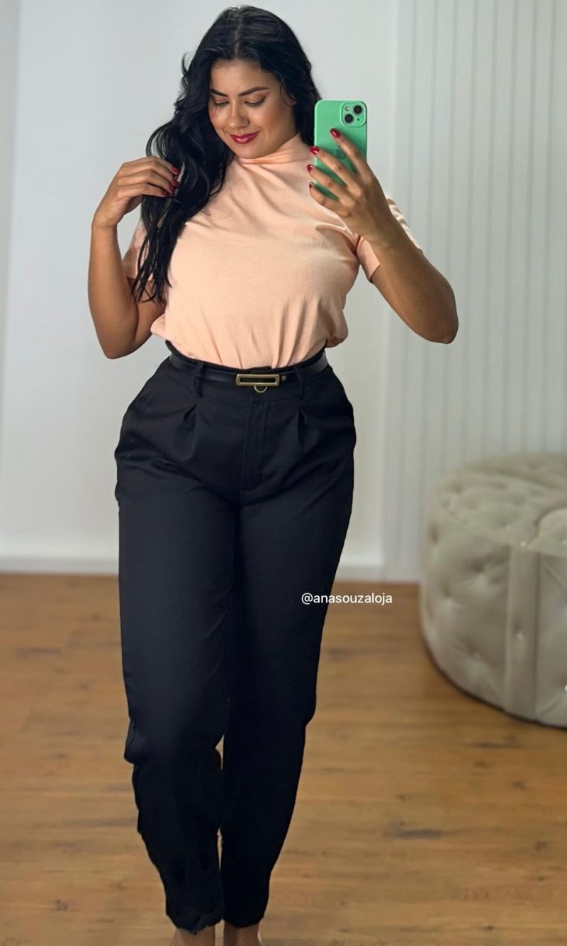 calÇa modelo cenoura preto