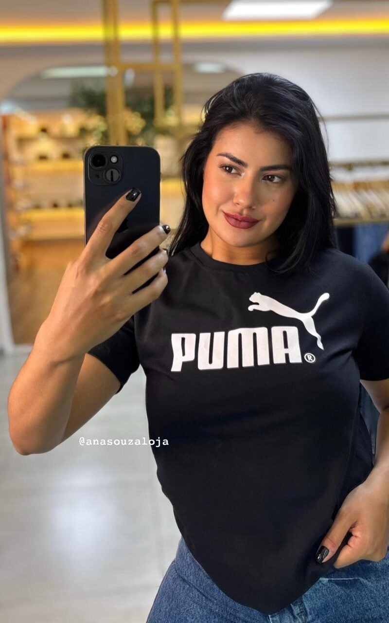 t shirt puma preto