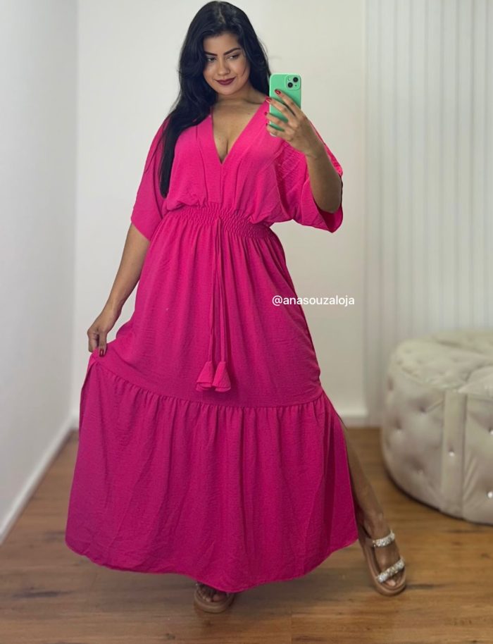 vestido mona pink