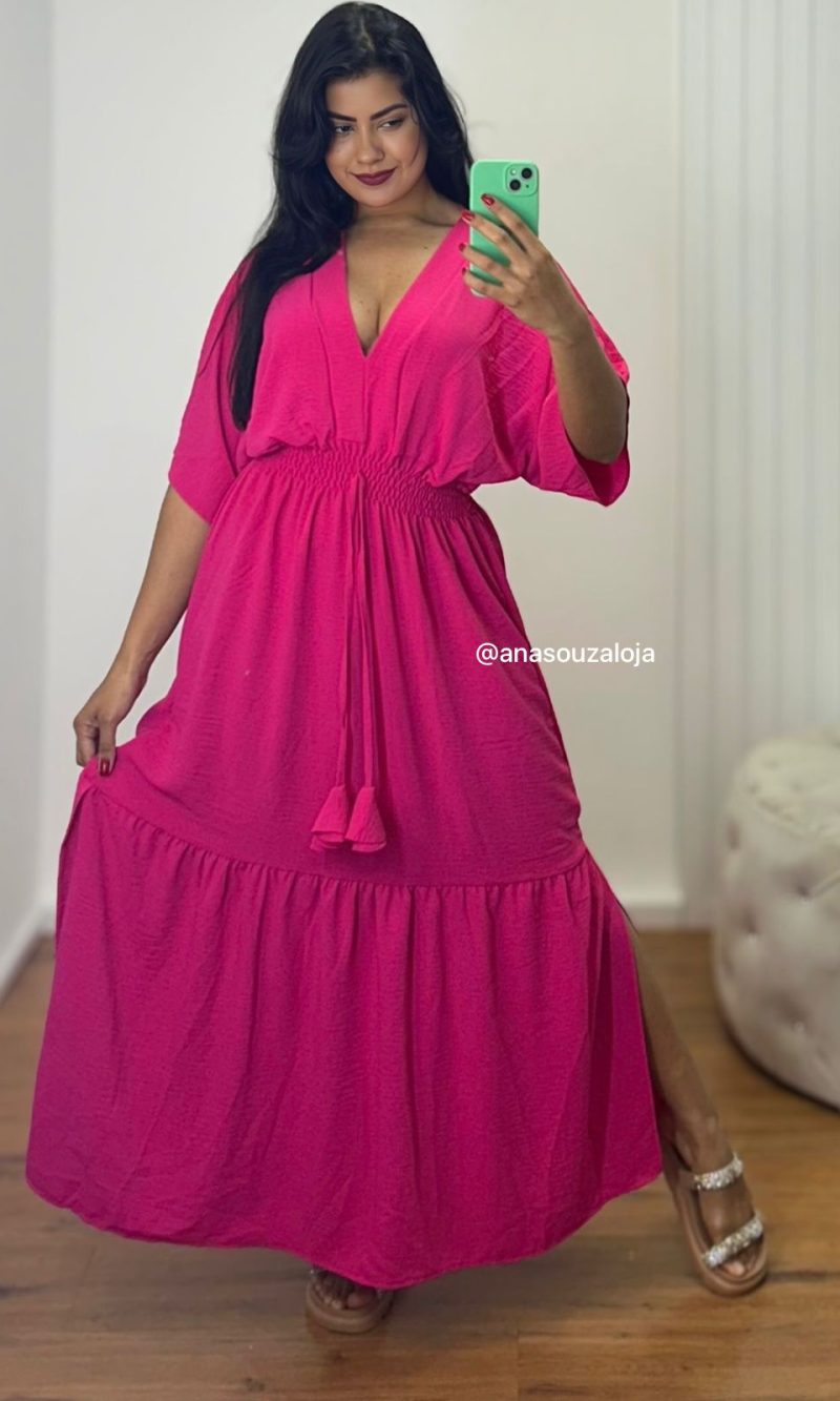 vestido mona pink