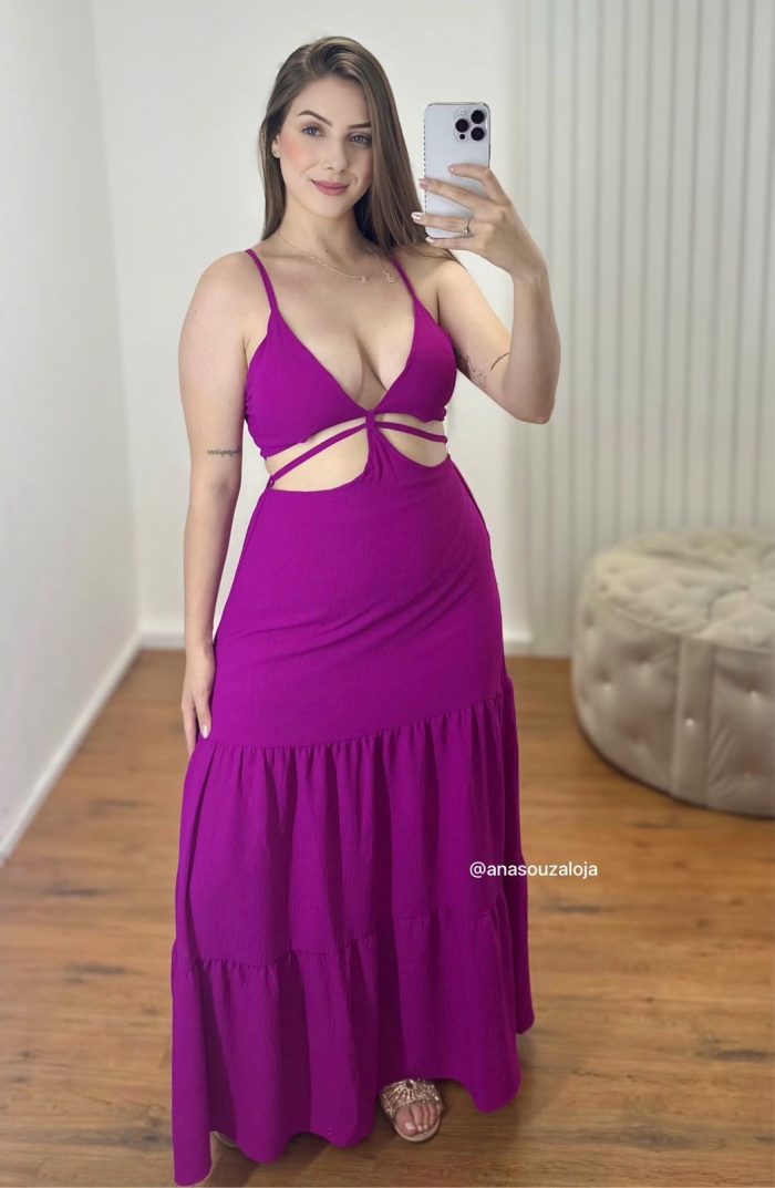 vestido fatima fucsia