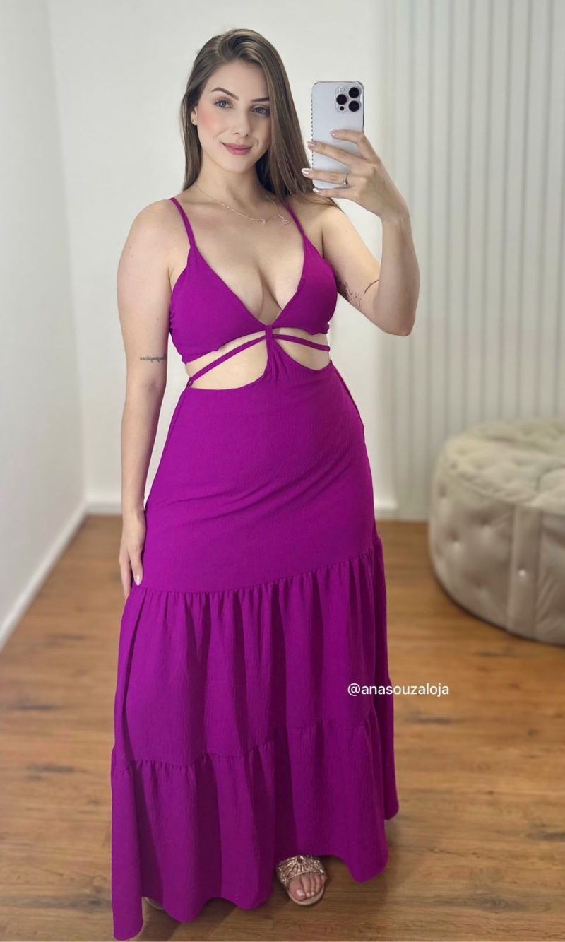 vestido fatima fucsia