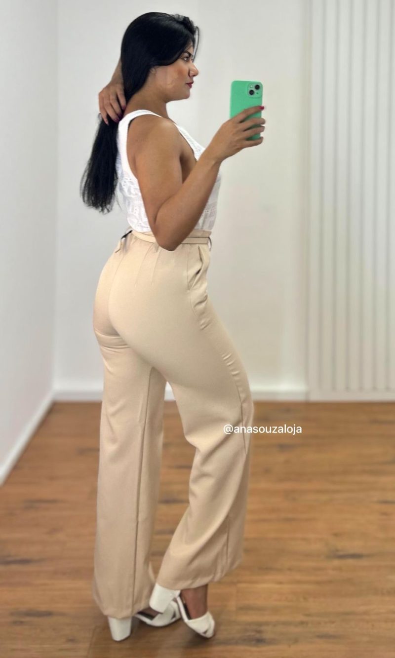 calÇa pantalona thais branco calÇa pantalona thais branco