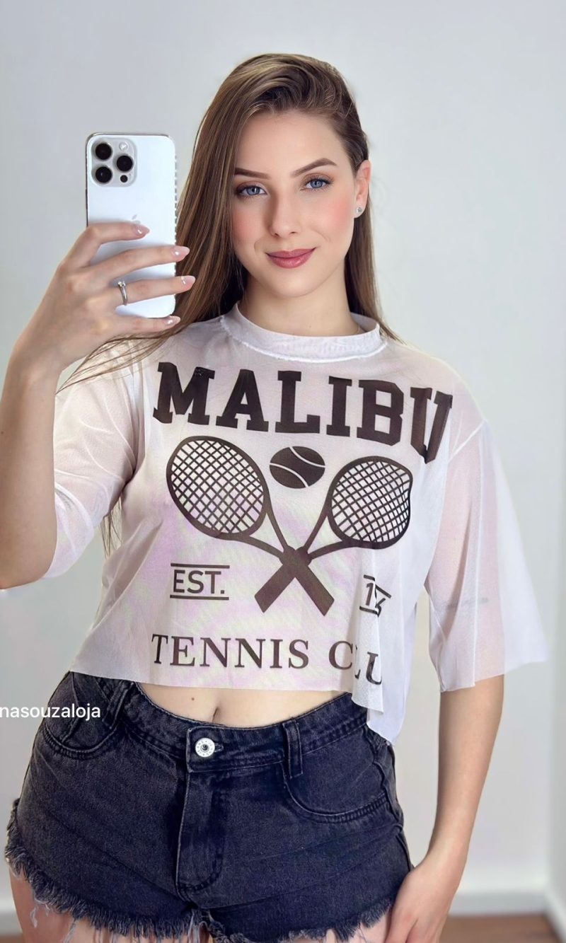 cropped de tule malibu cropped de tule malibu