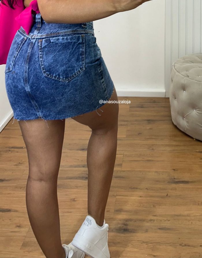 saia jeans rebeca saia jeans rebeca