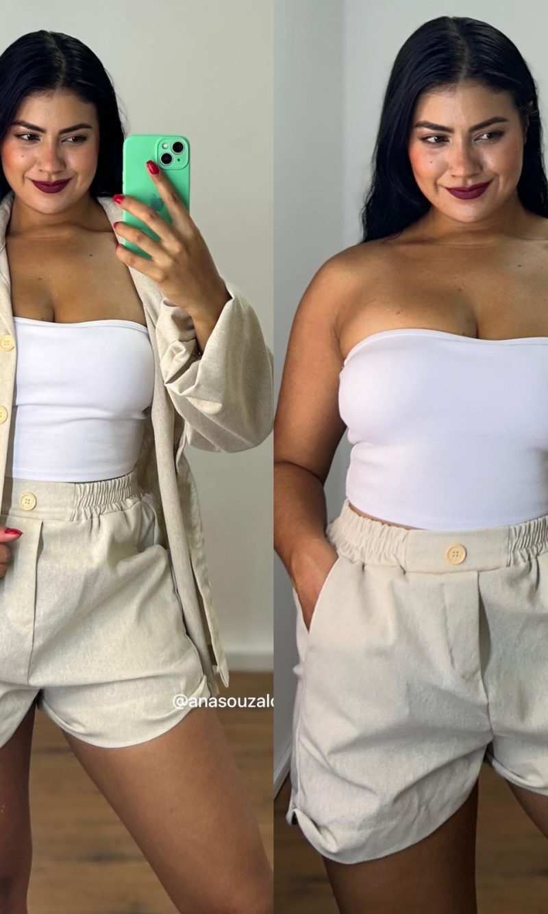 conjunto de linho tatiele cor cru