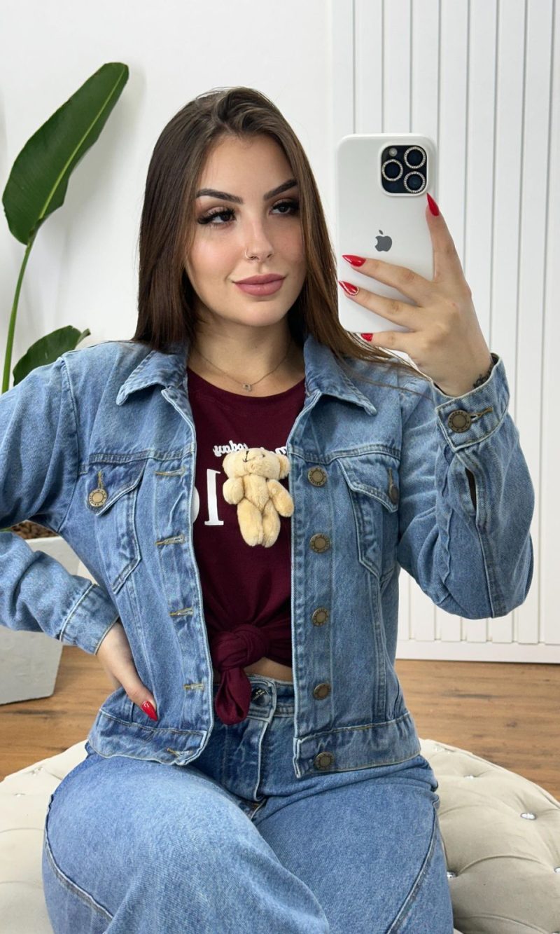 jaqueta jeans liandra