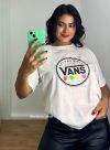 camiseta oversized vans cor off
