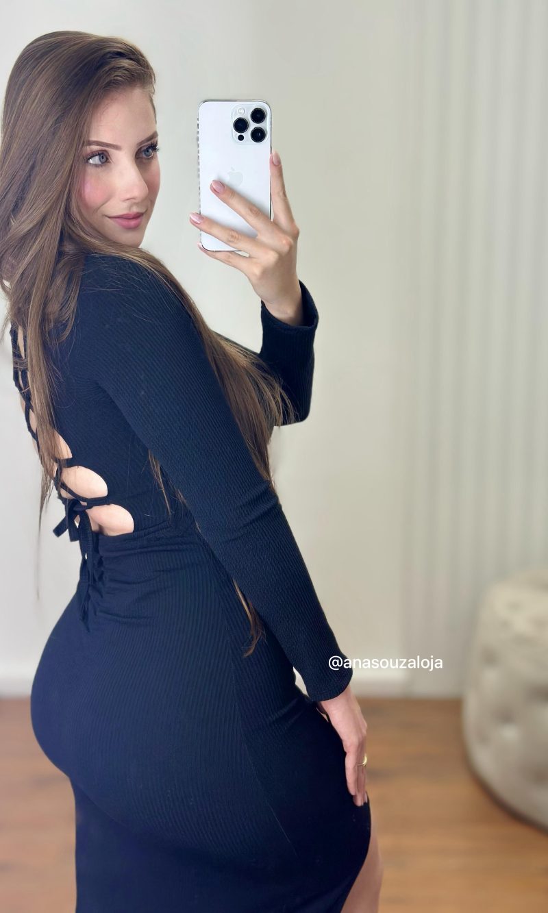 vestido canelado priscila marrom vestido canelado priscila marrom