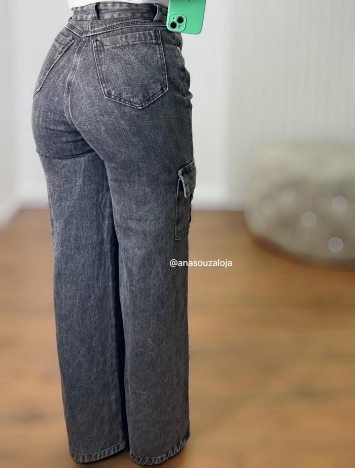 wide leg cargo marmorizada wide leg cargo marmorizada