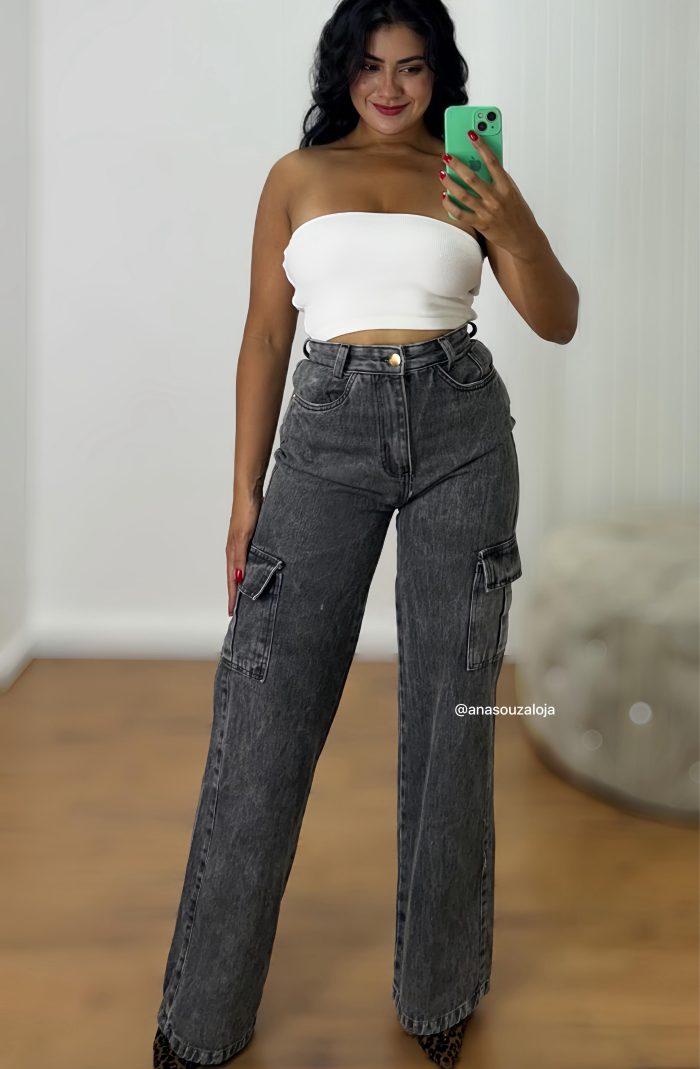 wide leg cargo marmorizada wide leg cargo marmorizada