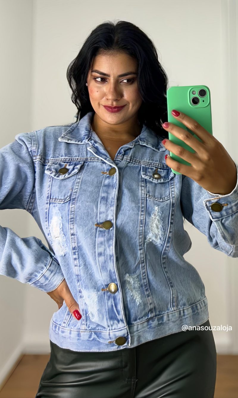 jaqueta jeans graziela