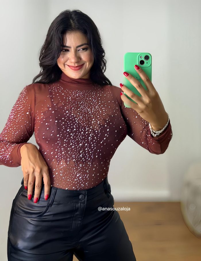 boddy de tule alice marrom boddy de tule alice marrom