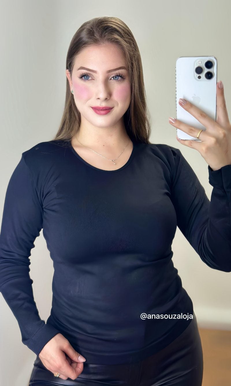 blusa termica roberta preto