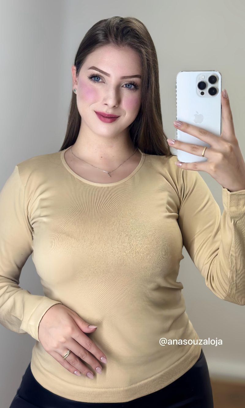 blusa termica roberta nude