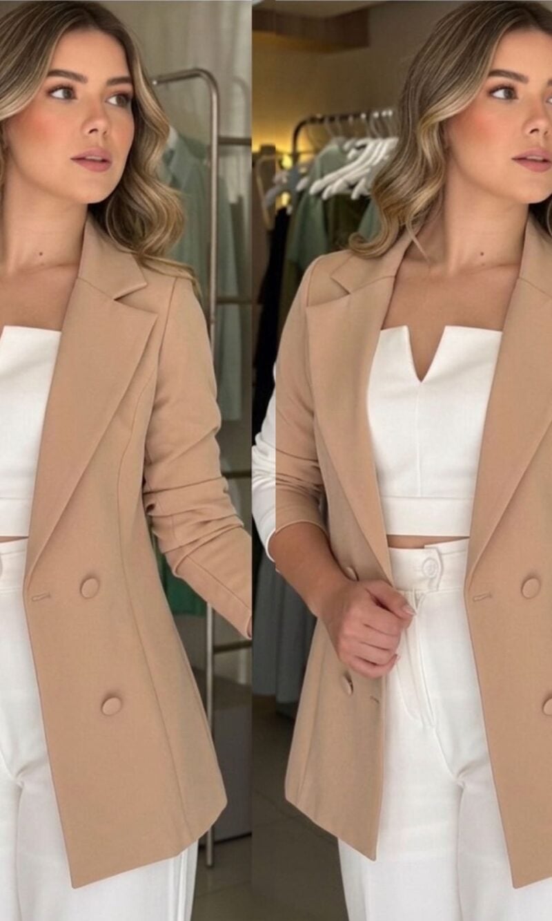 blazer chocomel nude