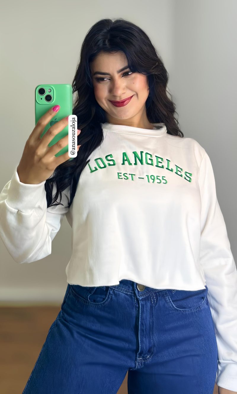 cropped moletom los angeles marrom cropped moletom los angeles marrom