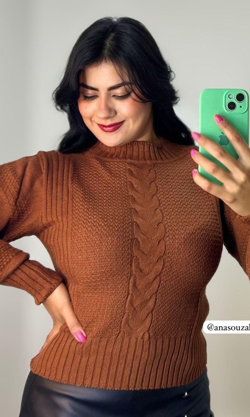 blusa tricot daiana cor off