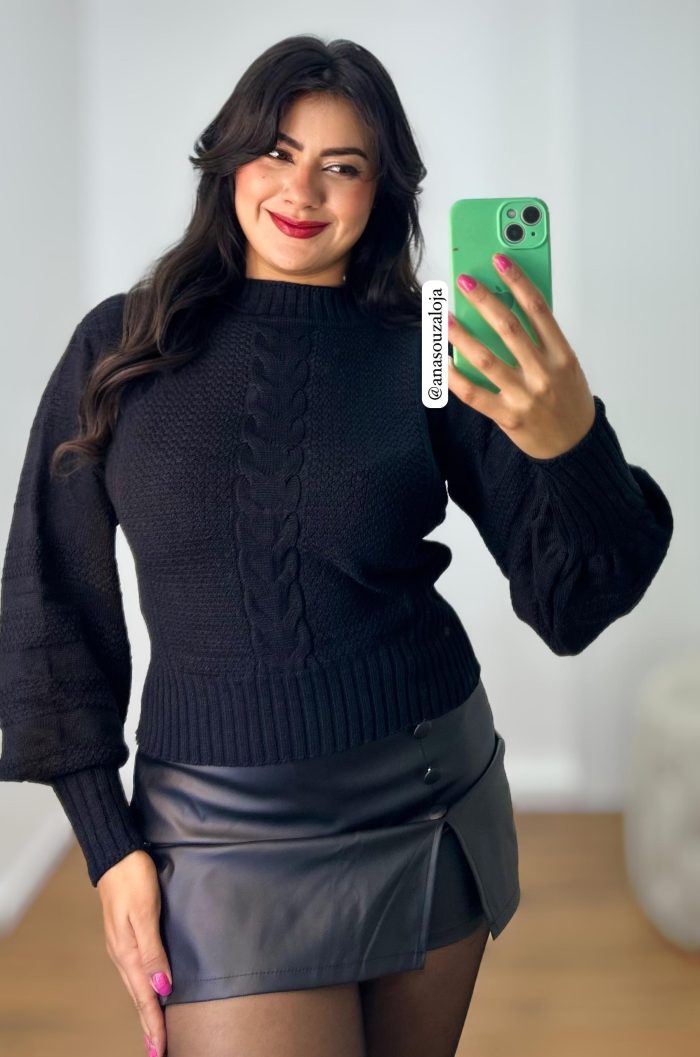 blusa tricot daiana cor off blusa tricot daiana cor off