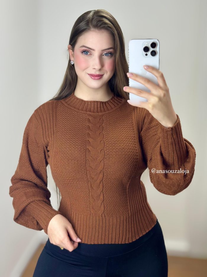 blusa tricot daiana cor off