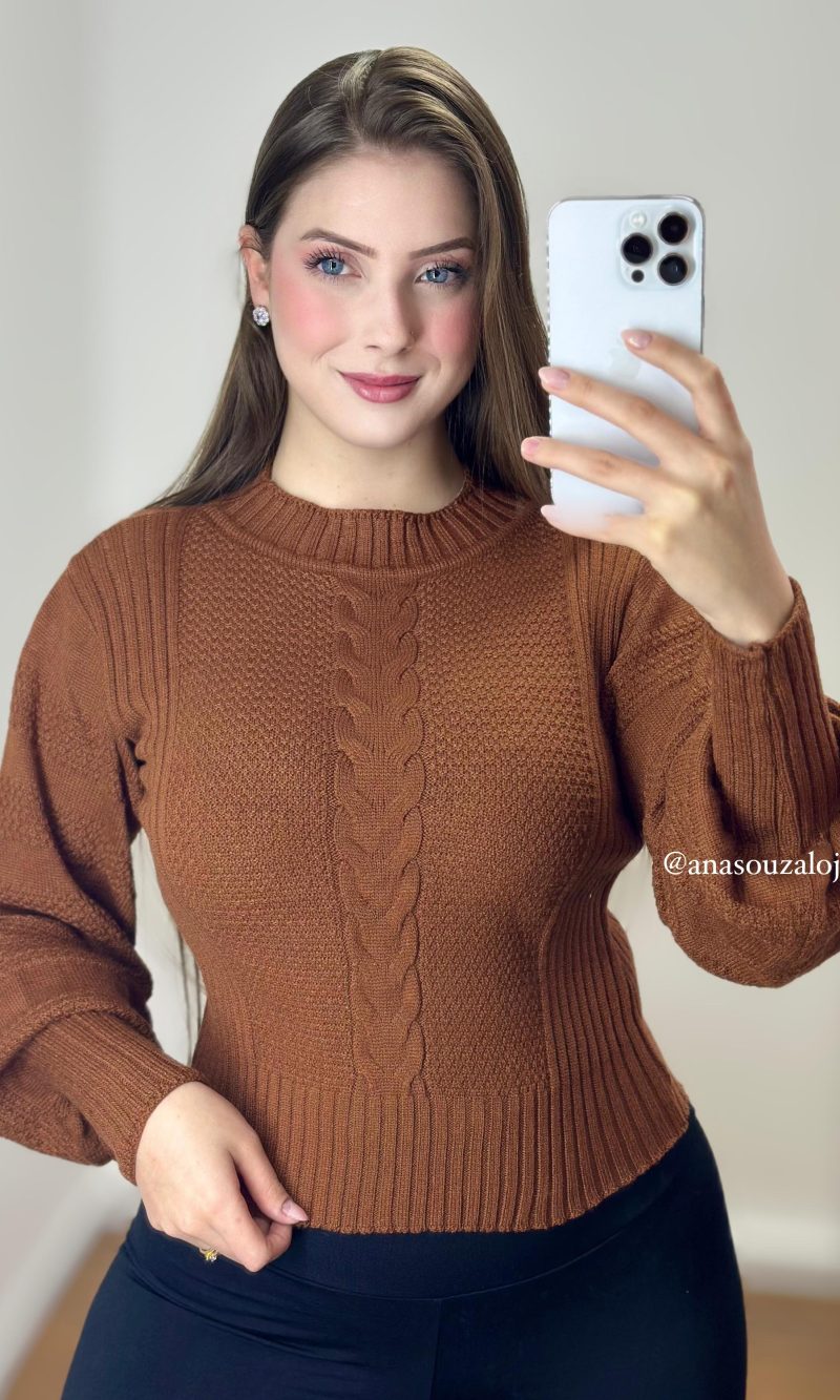 blusa tricot daiana cor off