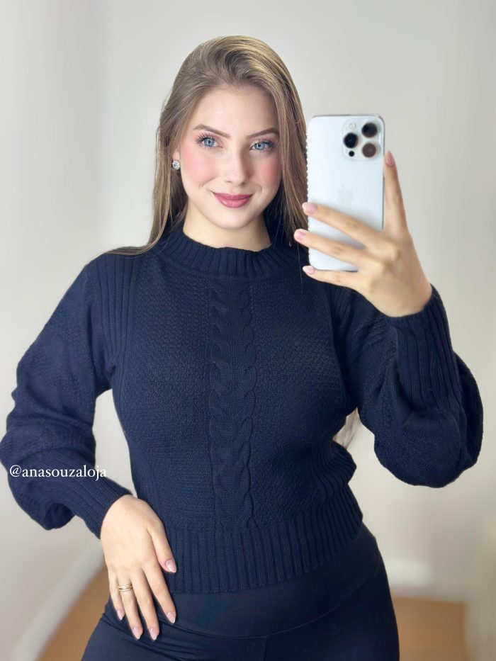 blusa tricot daiana cor off blusa tricot daiana cor off