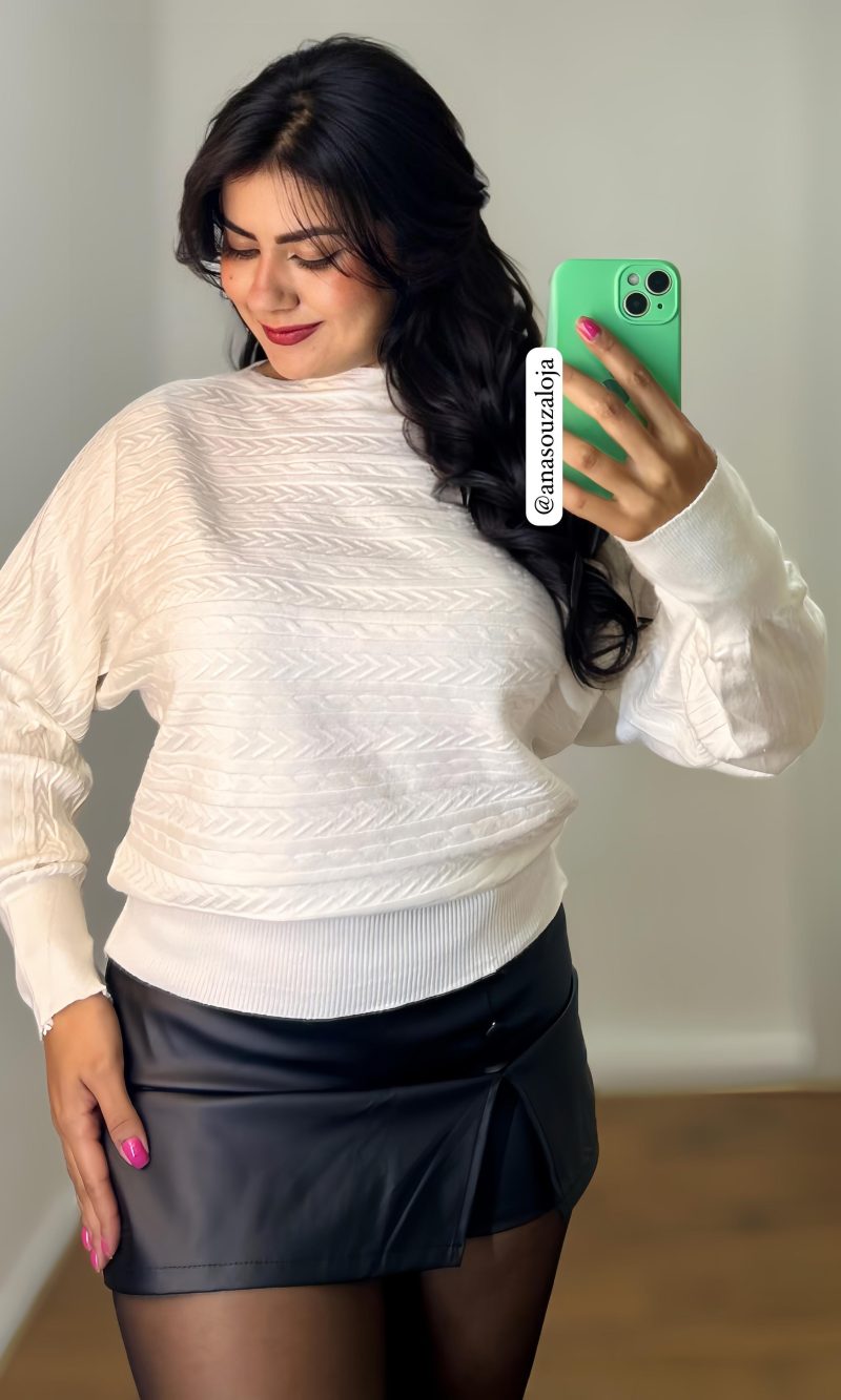 blusa angela nude esc