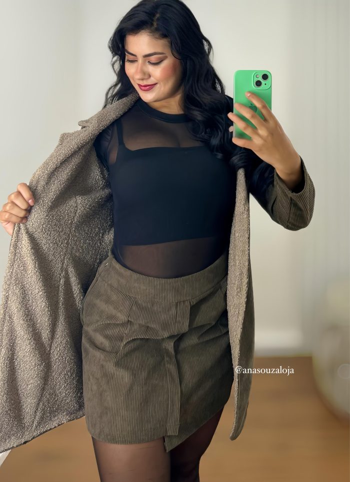 conjunto cotelÊ margot verde musgo conjunto cotelÊ margot verde musgo