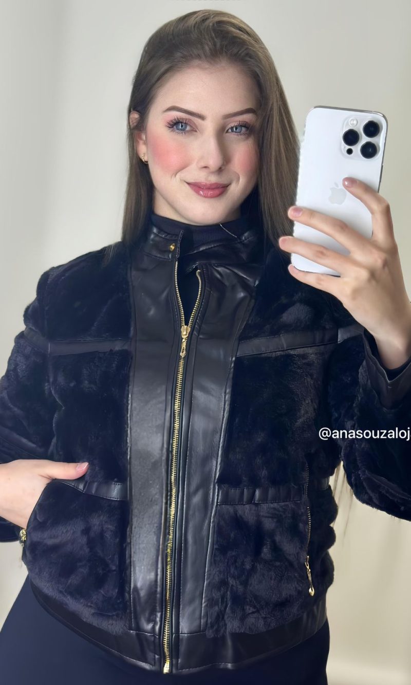 jaqueta new york preto