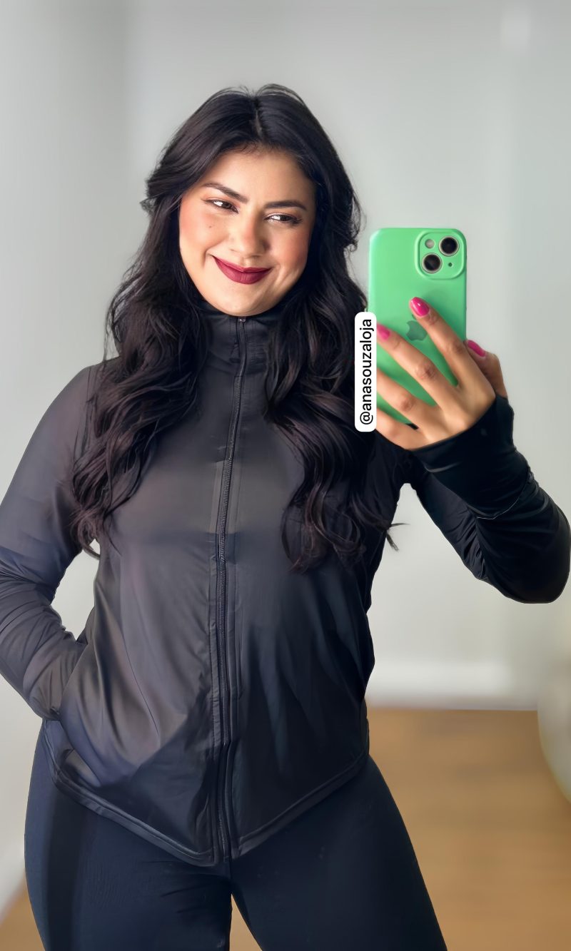 jaqueta fitness capuz