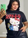 t shirt hello kitty preto