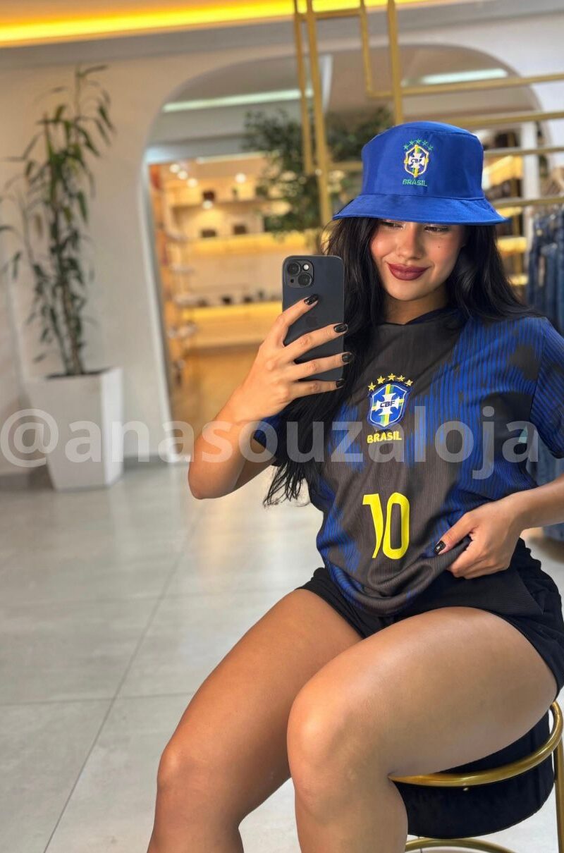 camiseta do brasil azul