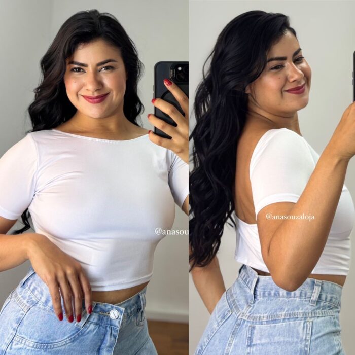 cropped quetren branco