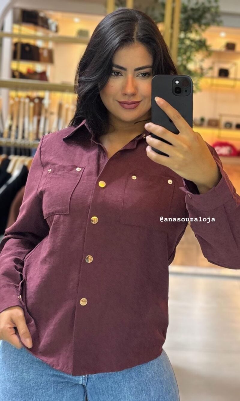 camisa seraphina nude