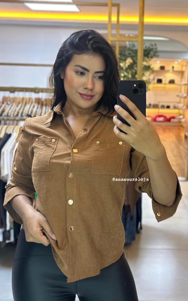 camisa seraphina nude