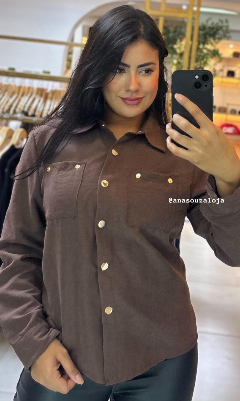 camisa seraphina nude