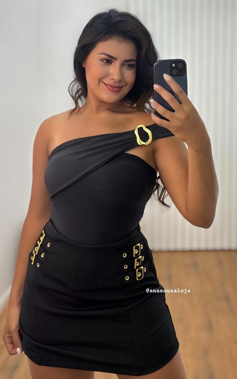 shorts saia amanda preto