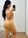 vestido cetim damares vermelho