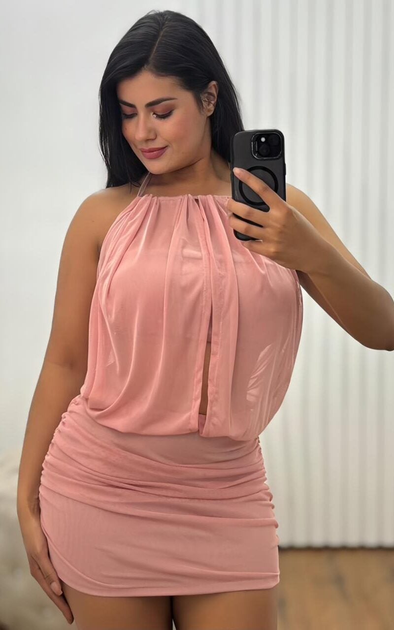 vestido valeria rosa