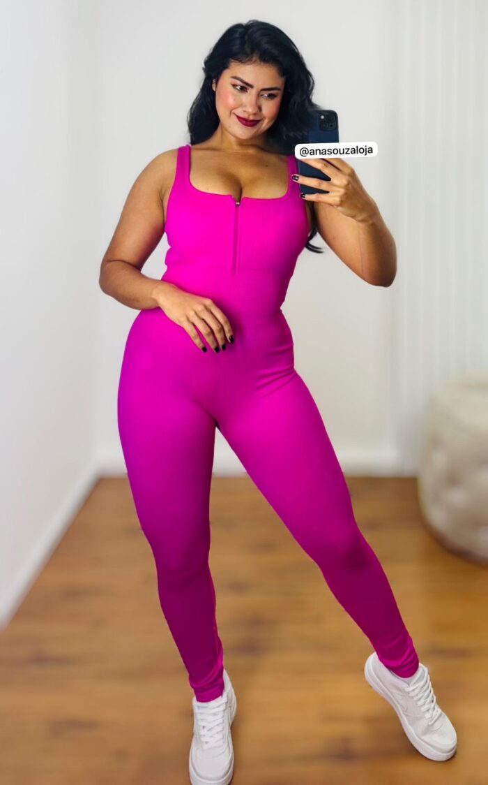 macacao fitness longo verde