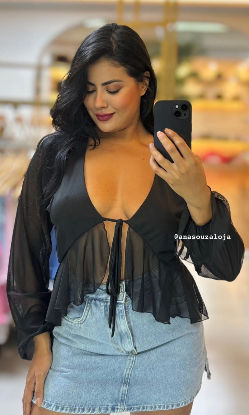 blusinha aurora preto