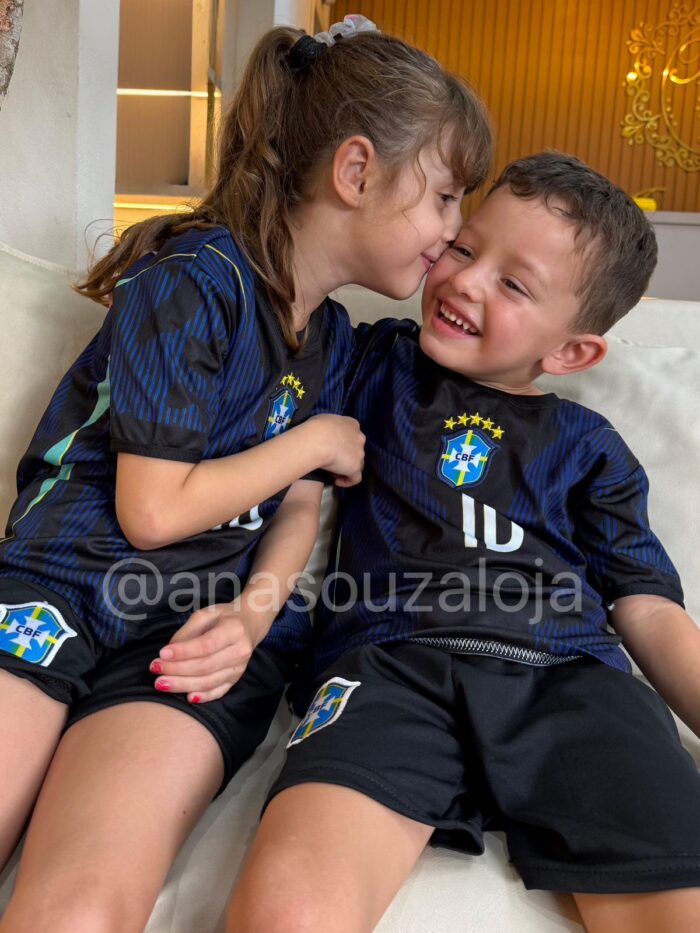 conjunto inf brasil azul conjunto inf brasil azul