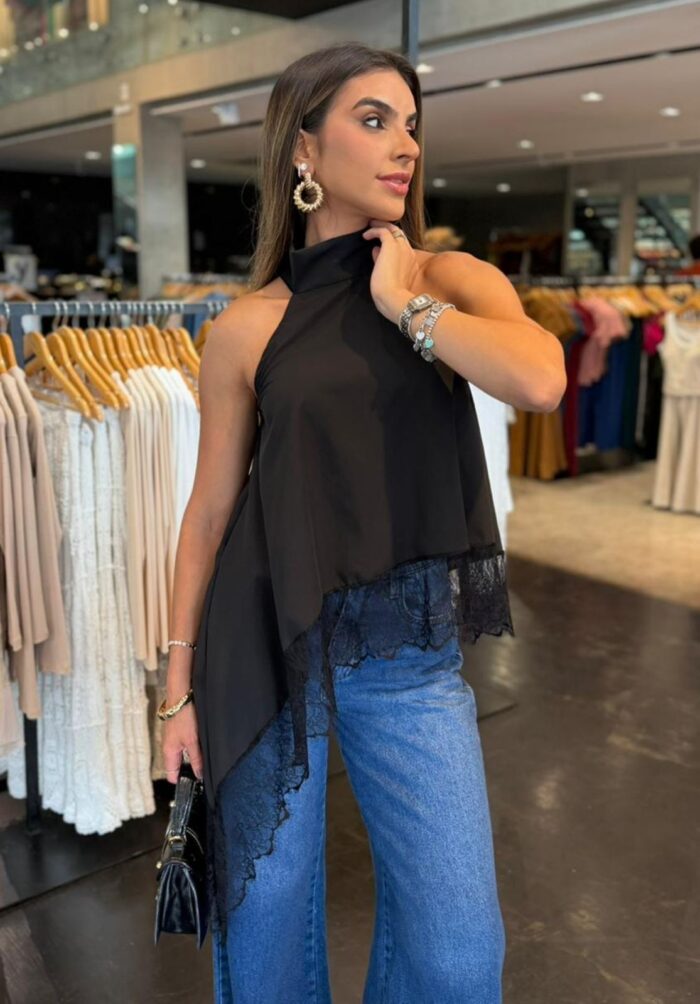 bata assimetrica suzan preto bata assimetrica suzan preto