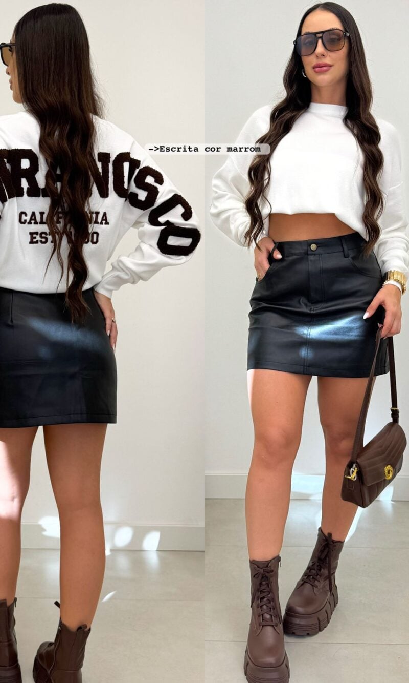 blusa san f. marrom